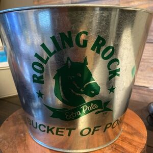 Rolling Rock Galvanized Bucket of Ponies